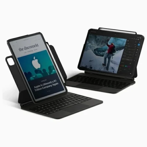 Uniq Axel iPad Pro 11" M4 tok fekete/fekete ében - 3