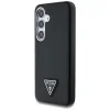 Guess Grained Triangle Logo MagSafe tok Samsung Galaxy S25 - fekete thumbnail