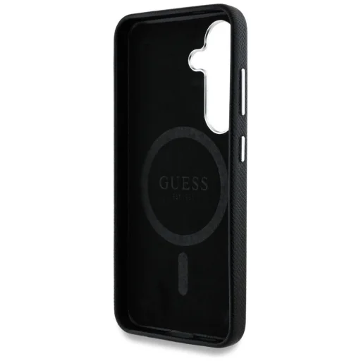 Guess Grained Triangle Logo MagSafe tok Samsung Galaxy S25 - fekete - 7