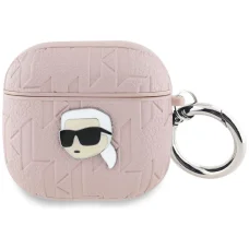 Karl Lagerfeld Monogram Karl Head tok AirPods 4-hez - Pink