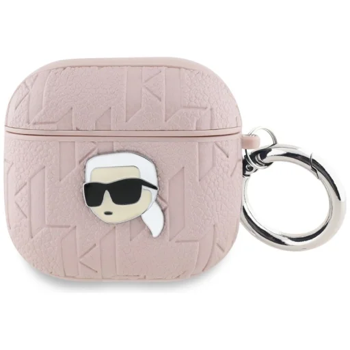 Karl Lagerfeld Monogram Karl Head tok AirPods 4-hez - Pink - 1