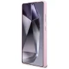 Karl Lagerfeld Saffiano Full Wrapped Elongated Metal Logo MagSafe tok Samsung Galaxy S25 Ultra - Pink tok thumbnail
