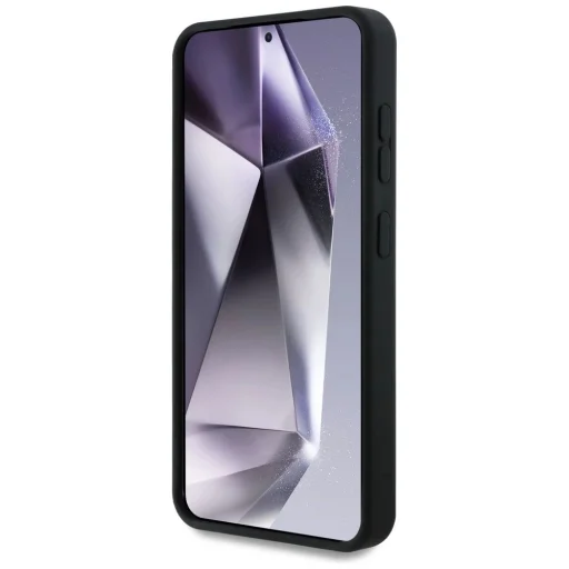 Mercedes Szilikon Kontrasztos Ívek MagSafe Tok Samsung Galaxy S25 - Fekete tok - 5