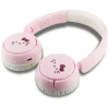 Hello Kitty arc logó Bluetooth on-ear fejhallgató - rózsaszín thumbnail