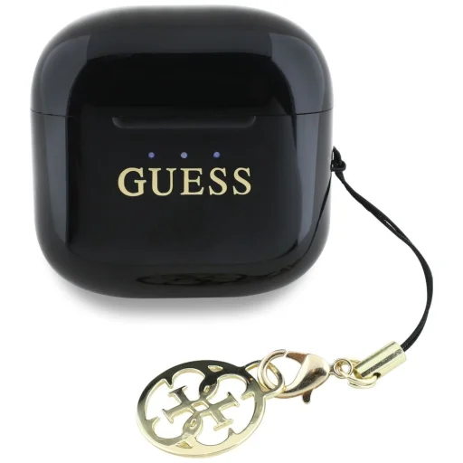 Guess Glossy Effect Printed Classic Logo & Charm TWS fülhallgató - fekete - 4