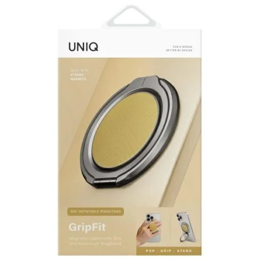 Uniq Gripfit 360 Mágneses tartó és állvány sárga/kanári sárga - 2