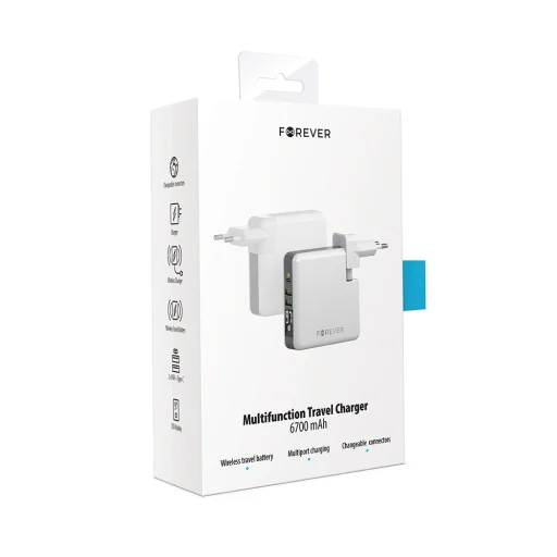 Forever Core töltő vezeték nélküli power bankkal 6700 mAh - 9