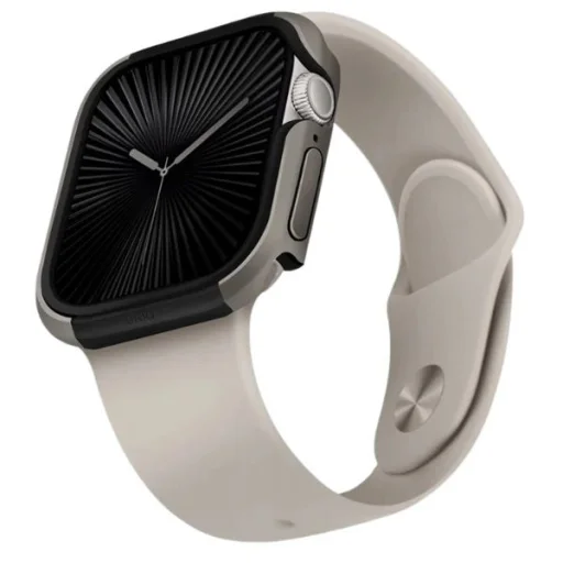 Uniq tok Valencia Apple Watch Series 46mm ezüst/titán ezüst tok - 1