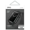 Uniq Legion tok Apple Watch Series 7/8/9 45mm fekete/fekete thumbnail