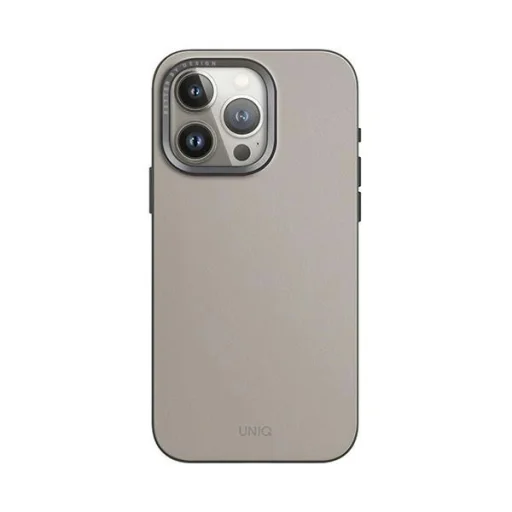Uniq Lyden DS iPhone 15 Pro Max 6.7" Magclick Töltős tok bézs-zöld/elefántcsont-zuzmó zöld tok - 2
