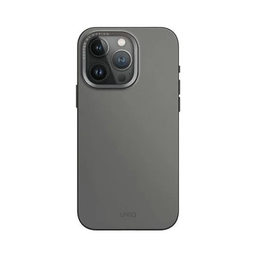 Uniq Lyden DS iPhone 15 Pro Max 6.7" Magclick töltő tok szürke-fekete/charcoal szürke-fekete tok - 2