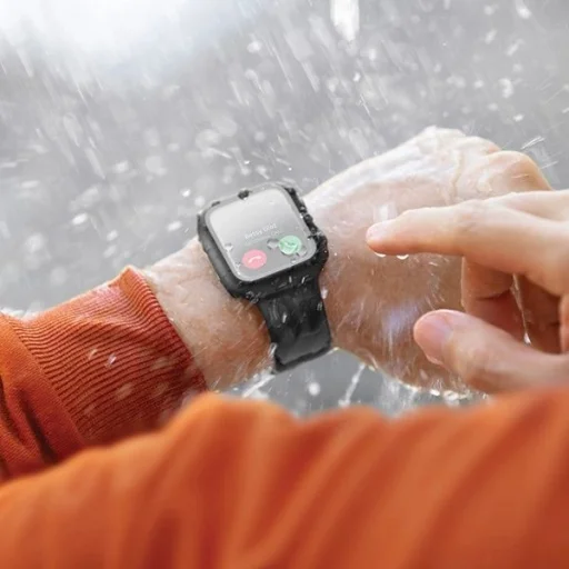 Uniq Nautic Apple Watch Series 7/8/9 41mm tok Transparent/Dove Clear - 5