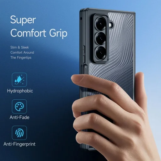 DUX DUCIS tok AIMO SAMSUNG Fold 6 SE fekete tok - 9