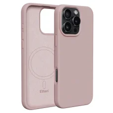 Etteri Szilikon Mag tok iPhone 16 Pro Max 6,9" világos rózsaszín tok