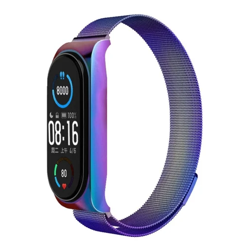 Fém szíj XIAOMI Mi Band 5 / 6 szíjak multicolor (05) - 1
