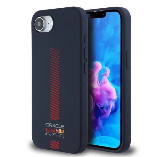 Red Bull Szilikon Powerbar MagSafe tok iPhone 16e-hez, Sötétkék - 1