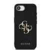 iPhone 16e Fekete Guess PU Grained 4G Metal Logo tok thumbnail