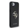  iPhone 16e Fekete Guess PU Grained 4G Metal Logo tok thumbnail
