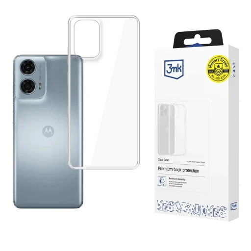 3mk Clear Case Motorola Moto E14 / G04 / G24 Power / G24 4G - átlátszó tok - 1