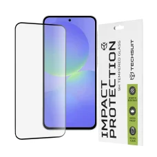 Techsuit - 111D Teljes Borítású / Teljes Ragasztású Üveg - Samsung Galaxy A36 5G - Fekete