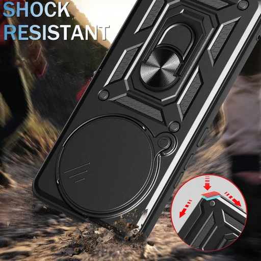 Techsuit - CamShield sorozat - Xiaomi Redmi Note 14 Pro+ 5G - Kék tok - 4