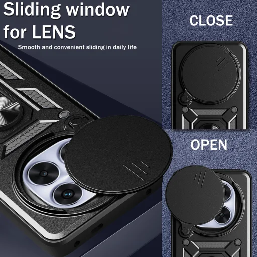 Techsuit - CamShield sorozat - Xiaomi Redmi Note 14 Pro+ 5G - Kék tok - 5