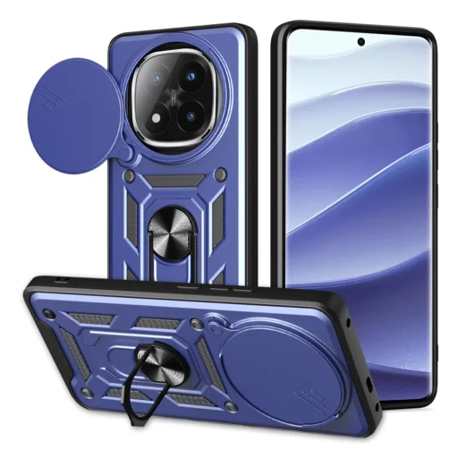 Techsuit - CamShield sorozat - Xiaomi Redmi Note 14 Pro+ 5G - Kék tok - 1