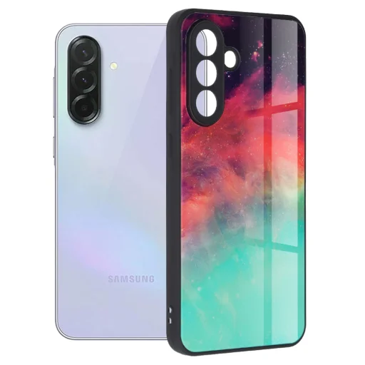 Techsuit - Glaze Sorozat - Samsung Galaxy A36 5G - Lángoló Óceán tok - 1