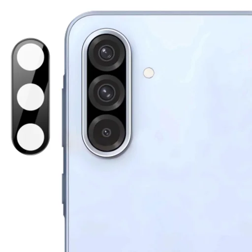 Techsuit - Teljes kameraüveg - Samsung Galaxy A36 5G - Fekete - 1