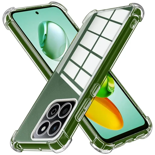 Techsuit - Ütésálló Átlátszó Szilikon - Honor 200 Smart / X7c - Átlátszó tok - 1