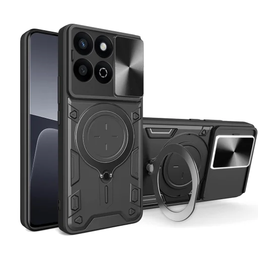 Techsuit - CamGuard Pro - Honor 200 Smart / X7c - Fekete tok - 1