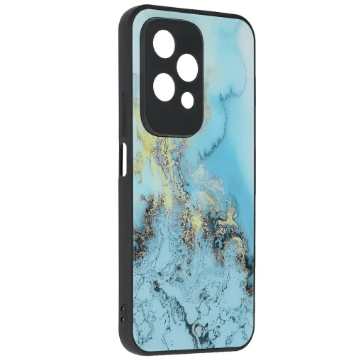 Techsuit - Glaze Sorozat - Honor 200 Lite - Kék Óceán tok - 3