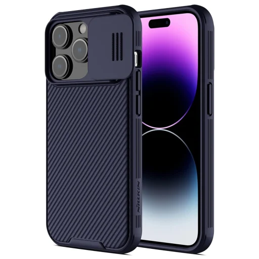  Nillkin - CamShield Pro Mágneses - iPhone 16 Pro Max - Sötét Lila tok - 1