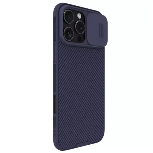  Nillkin - CamShield Pro Mágneses - iPhone 16 Pro Max - Sötét Lila tok - 5