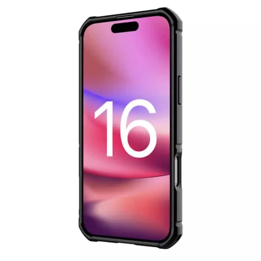  Nillkin - CamShield Armor Prop Mágneses - iPhone 16 Pro Max - Fekete tok - 6