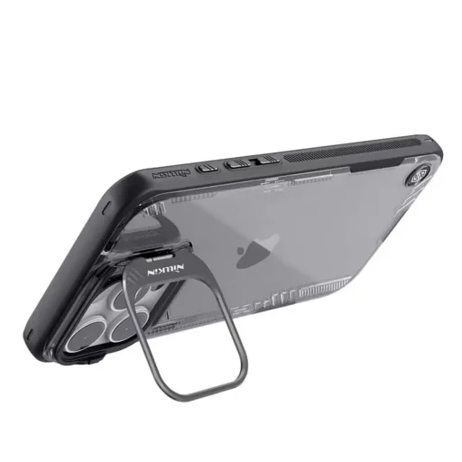  Nillkin - Iceblade Prop (kamerakivágással) - iPhone 16 Pro Max - Fekete tok - 2