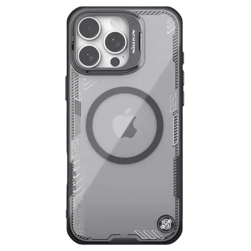  Nillkin - Iceblade Prop Mágneses (kamerakivágással) - iPhone 16 Pro - Fekete tok - 5