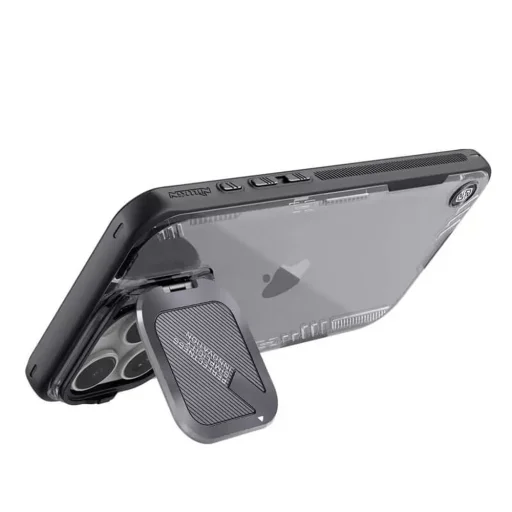  Nillkin - Iceblade Prop (kamera kivágás nélkül) - iPhone 16 Pro Max - Fekete tok - 2