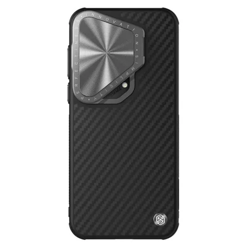  Nillkin - CarboProp Mágneses (kamerakivágás nélkül) - iPhone 16 Pro Max - Fekete tok - 1