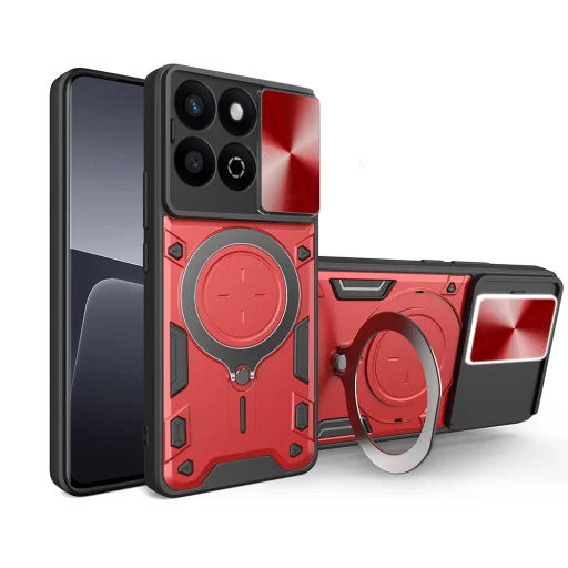 Techsuit - CamGuard Pro - Honor 200 Smart / X7c - Piros tok - 1