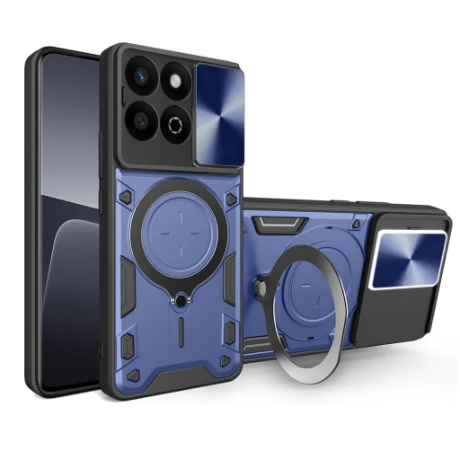 Techsuit - CamGuard Pro - Honor 200 Smart / X7c - Kék tok - 1