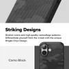  Ringke - Onyx Design - iPhone 16 Plus - Álcázott Fekete tok thumbnail