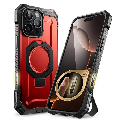  iPhone 16 Pro Max Vörös Supcase Unicorn Beetle Defender tok - 1
