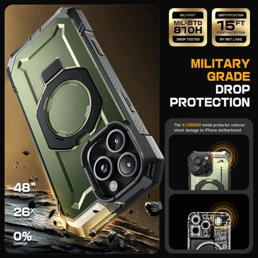  iPhone 16 Pro Guldan Supcase Unicorn Beetle Defender tok - 5