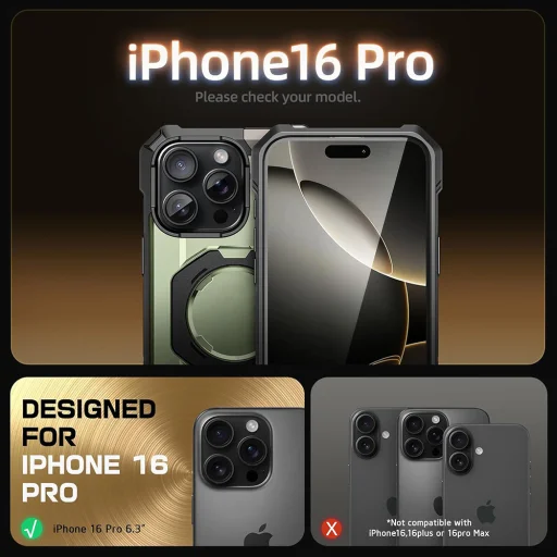  iPhone 16 Pro Guldan Supcase Unicorn Beetle Defender tok - 2