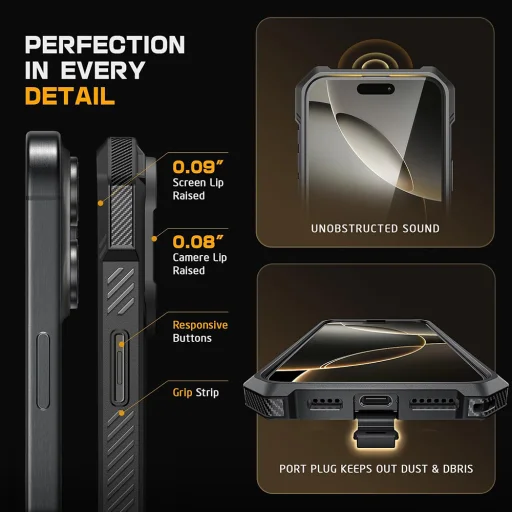  iPhone 16 Pro Guldan Supcase Unicorn Beetle Defender tok - 7