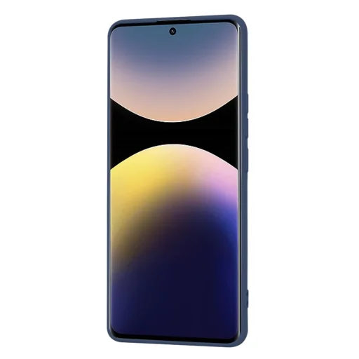 Techsuit - SoftFlex - Xiaomi Redmi Note 14 Pro 5G / Poco X7 - Tengerészkék tok - 2