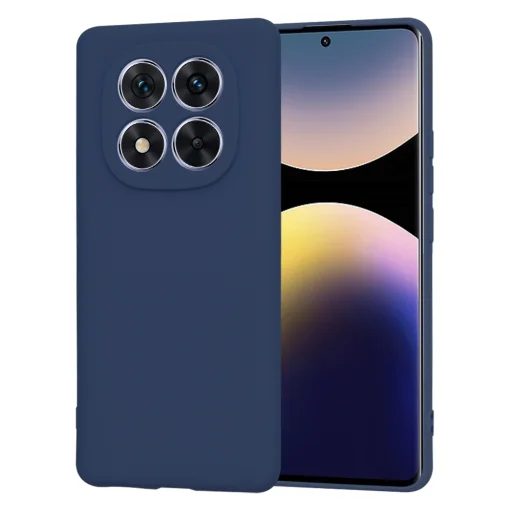 Techsuit - SoftFlex - Xiaomi Redmi Note 14 Pro 5G / Poco X7 - Tengerészkék tok - 1