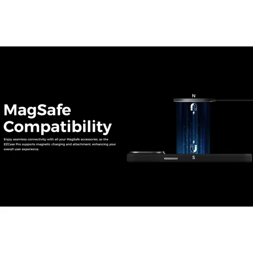  Edizard - Pro MagSafe Tok - iPhone 15 Plus - Fekete tok - 4