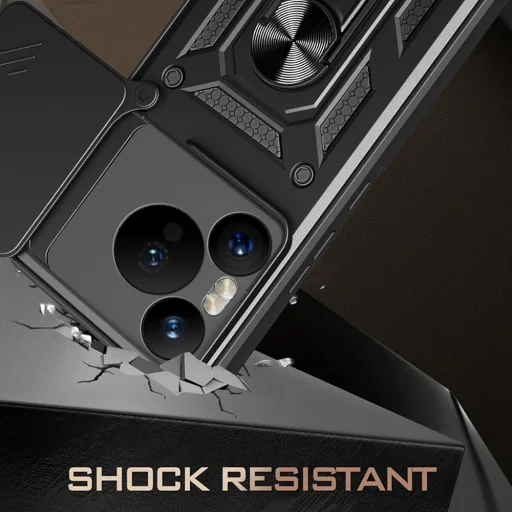 Techsuit - CamShield Sorozat - Xiaomi Redmi Note 14 5G - Kék tok - 6